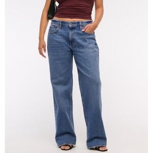 Abercrombie & Fitch Blue Straight Leg Jeans